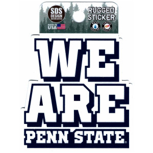 rugged sticker We Are Penn State